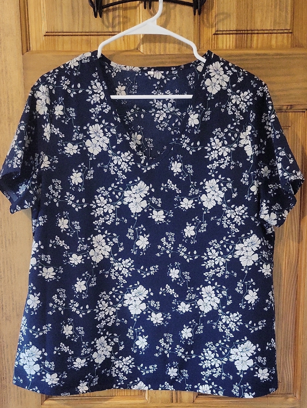 Floral & Polka Dot Mixed Sleepwear Bundle - Navy, Peach, Yellow, Cream - Picture 7 of 9